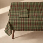 Mantel antimanchas 100% algodón Roble