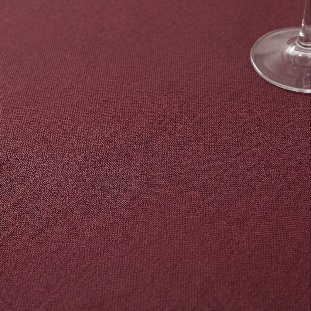 Mantel antimanchas 100% algodón Rojo liso