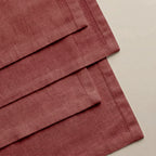 Servilletas algodón-lino pack de 2 unidades Liso Rojo