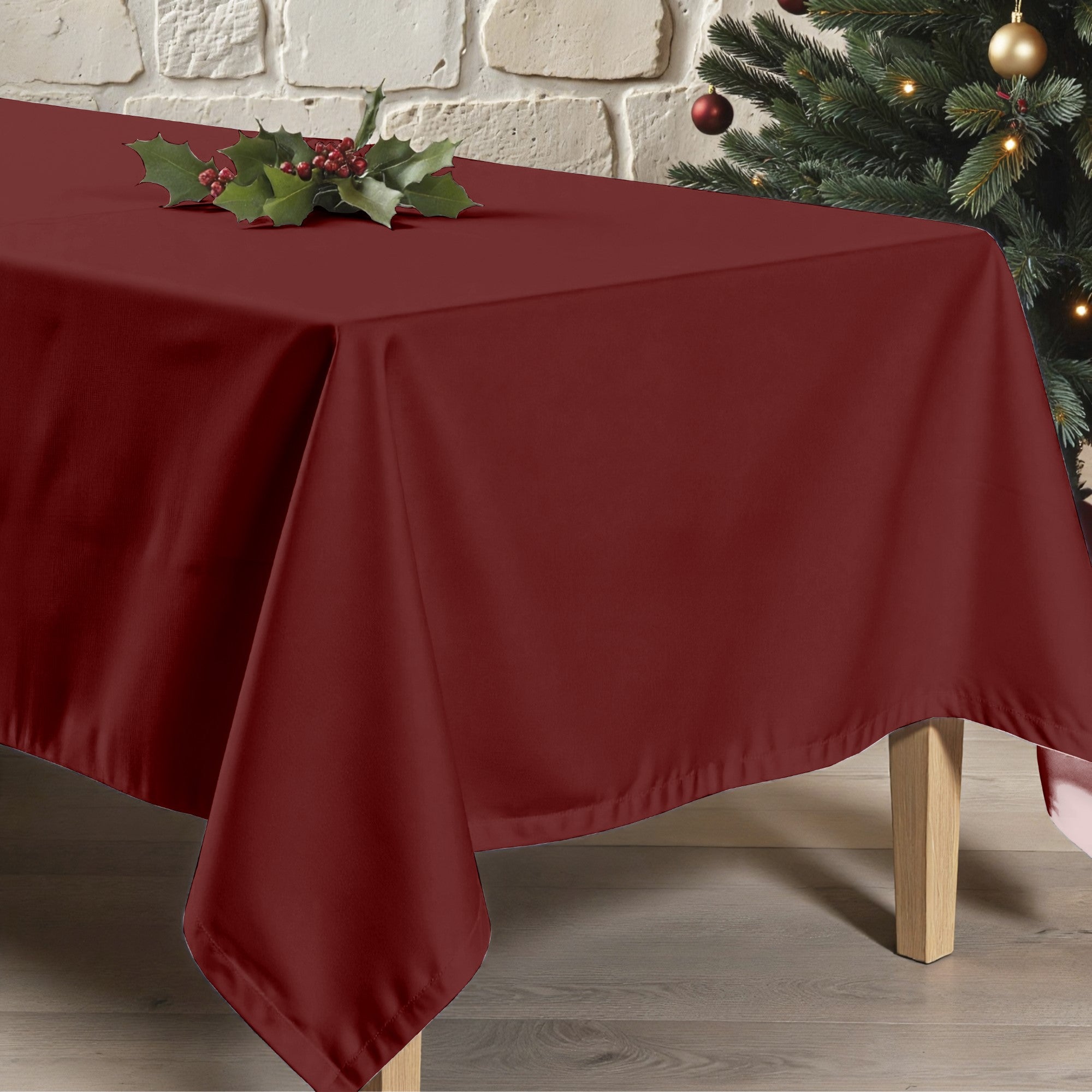 Mantel antimanchas Rojo liso