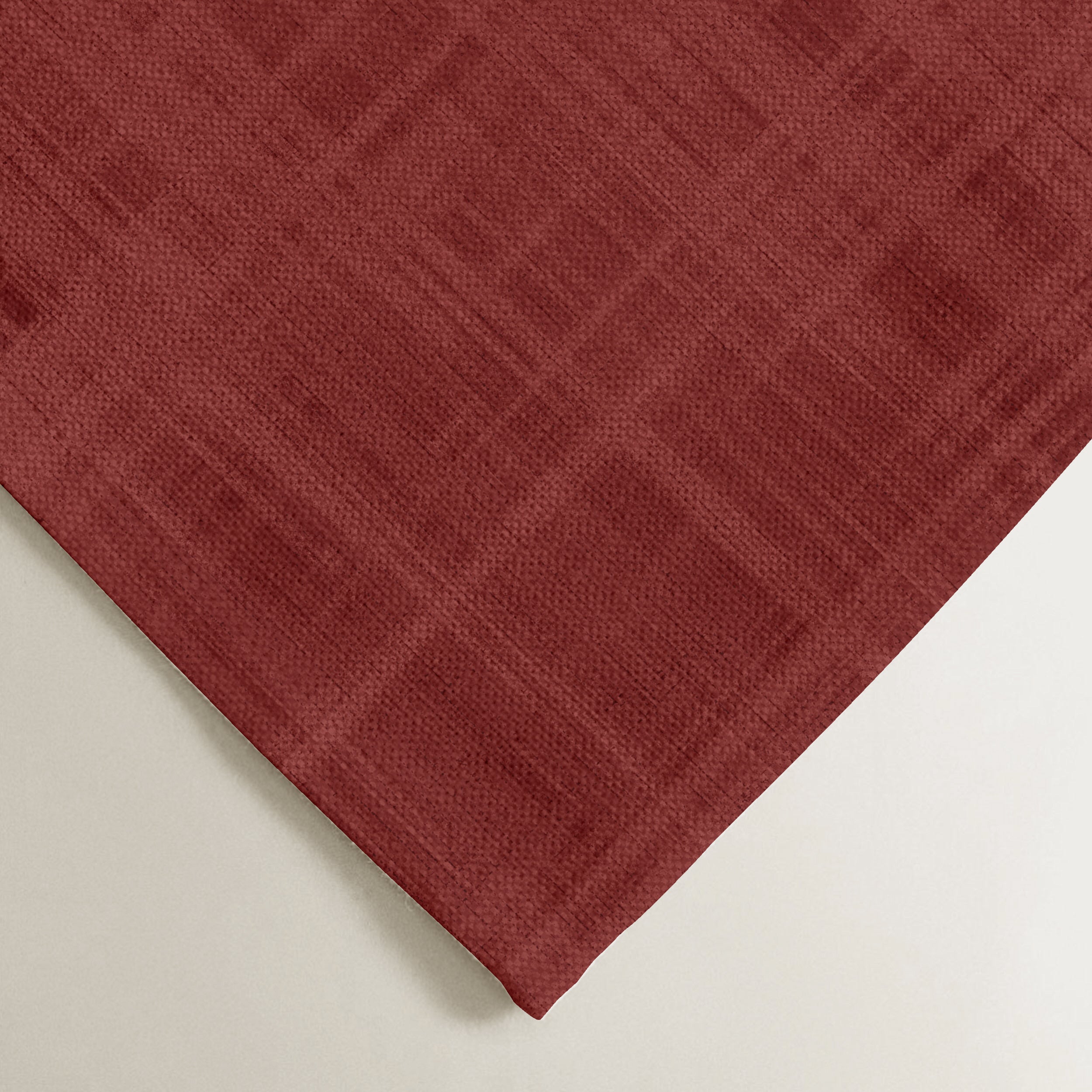 Servilletas algodón-lino pack de 2 unidades Liso Rojo