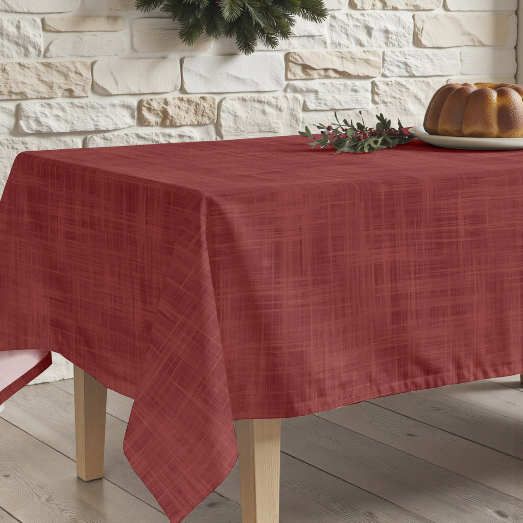 Mantel antimanchas Christmas Rojo
