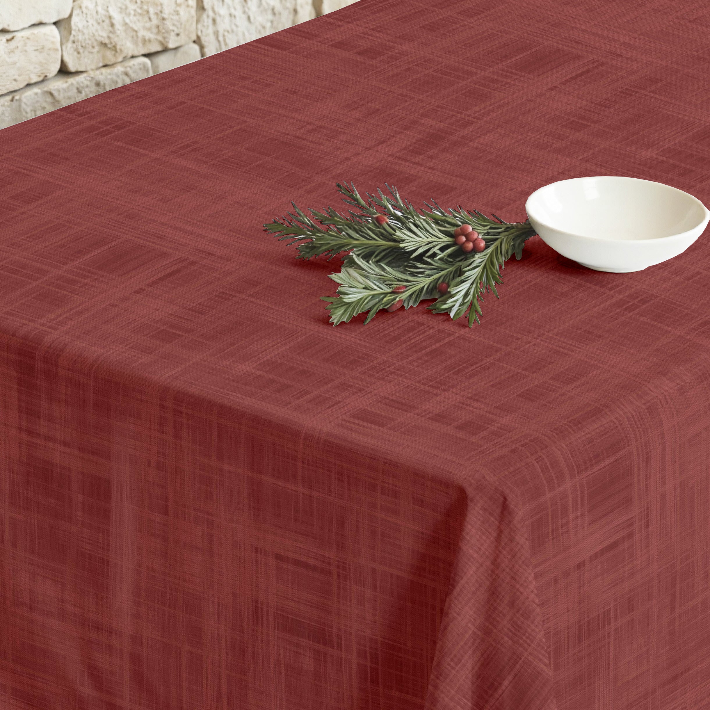 Mantel antimanchas Christmas Rojo