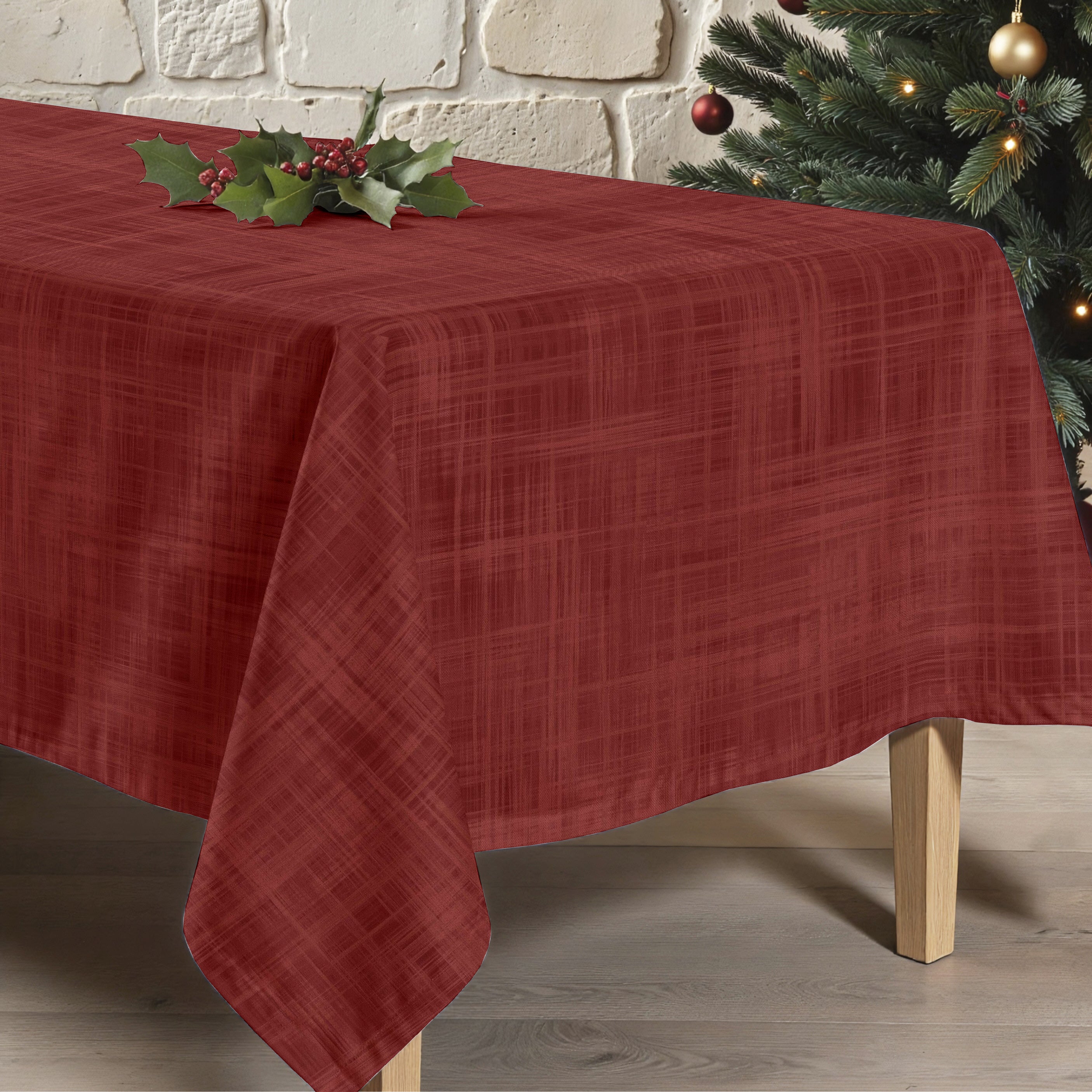 Mantel antimanchas Christmas Rojo