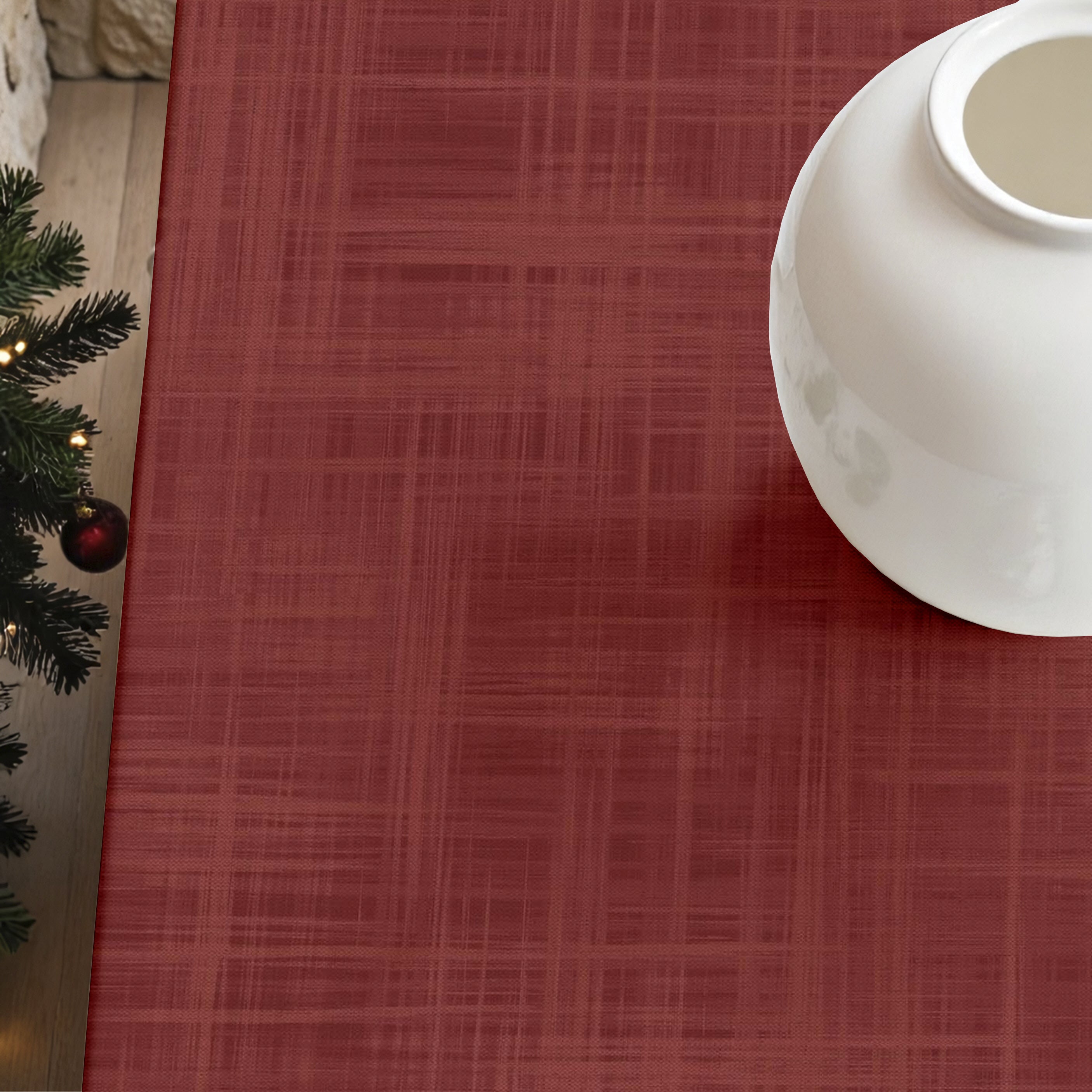Mantel antimanchas Christmas Rojo