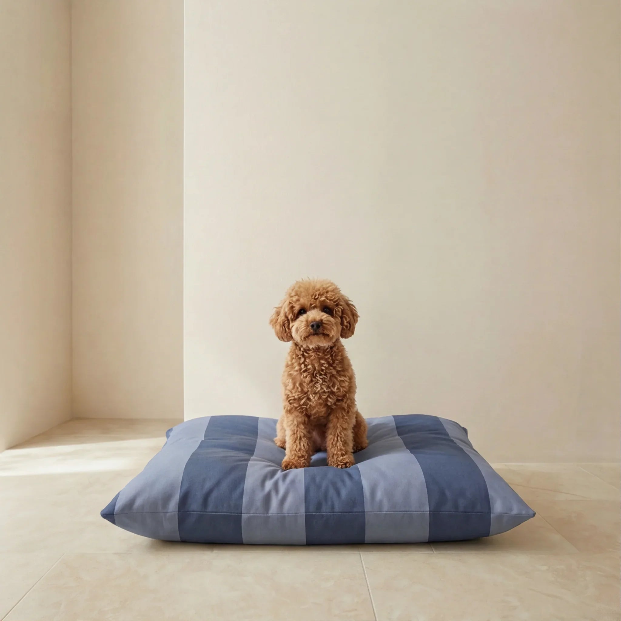 Cama para mascotas desenfundable antimanchas Romani Azul