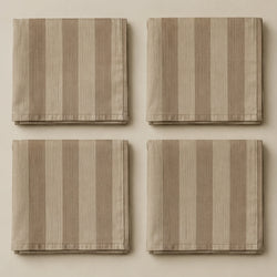 Pack de 4 unidades servilletas Romani Marrón