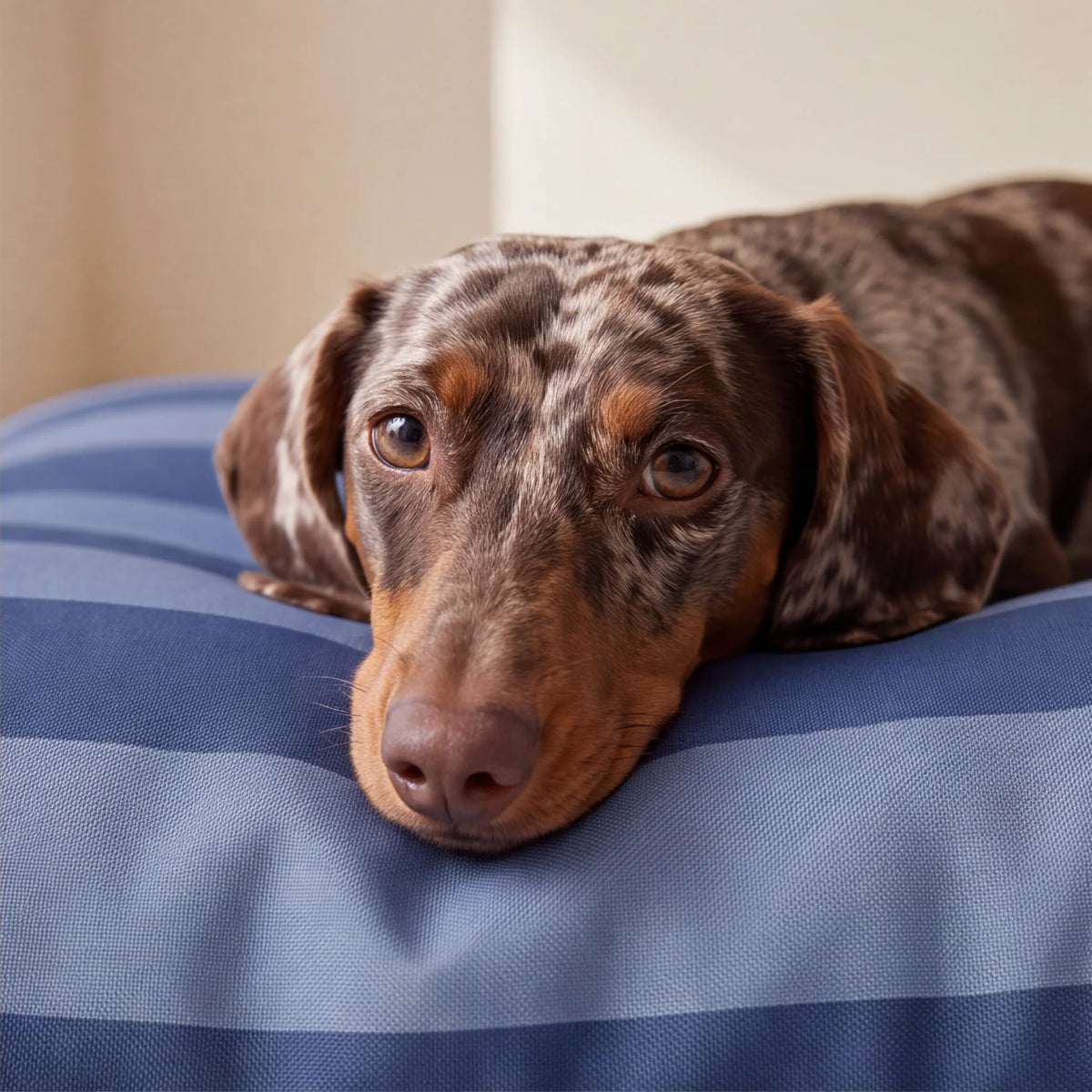 Funda para cama de mascota antimanchas Romani Azul
