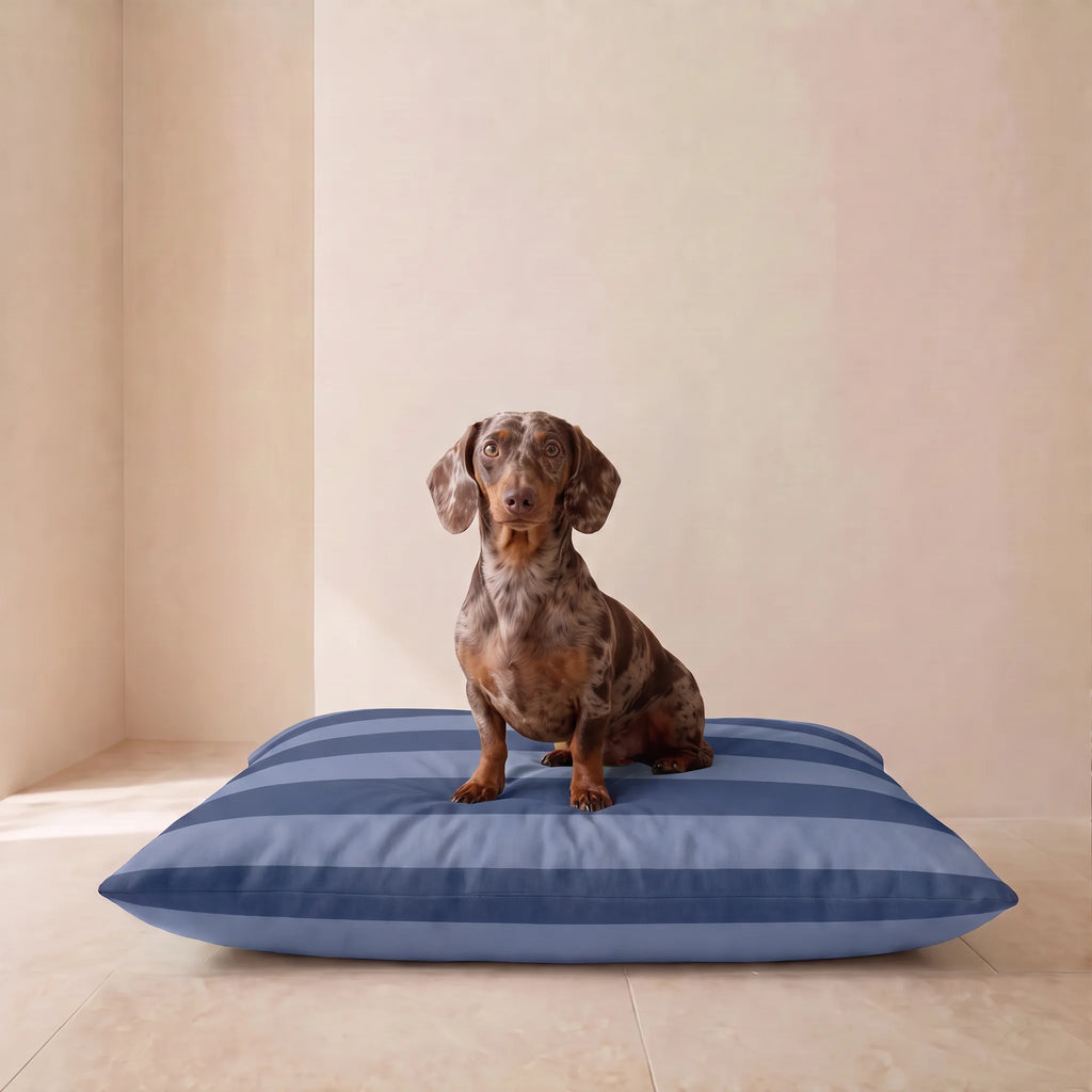 Cama para mascotas desenfundable antimanchas Romani Azul