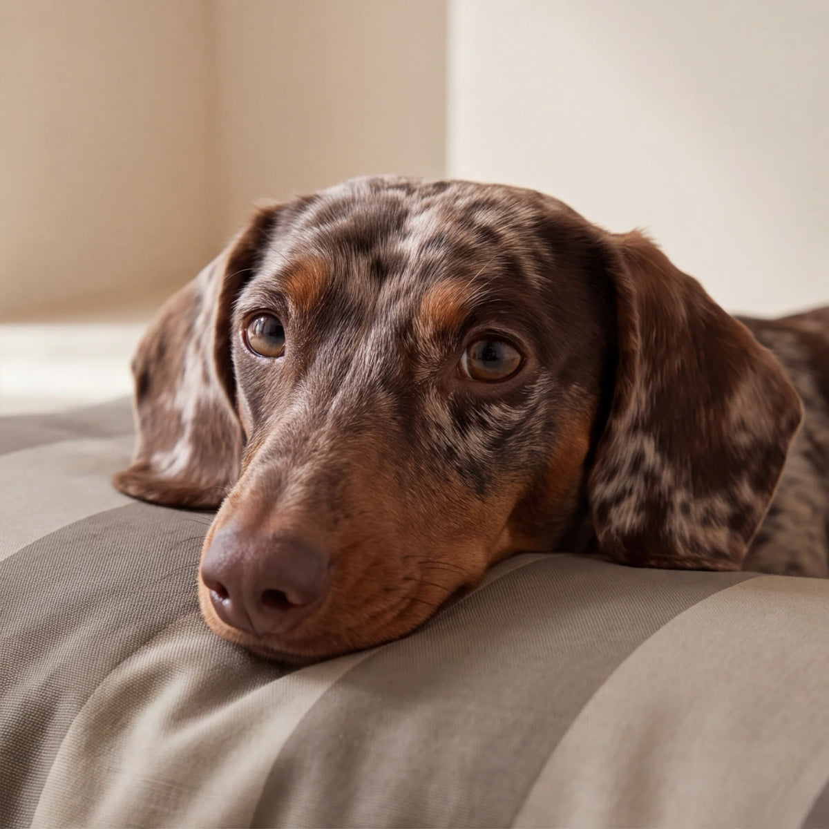 Funda para cama de mascota antimanchas Romani Marron