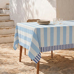 Fleckabweisende Tischdecke 100% Baumwolle Saba