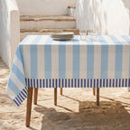 Fleckabweisende Tischdecke 100% Baumwolle Saba