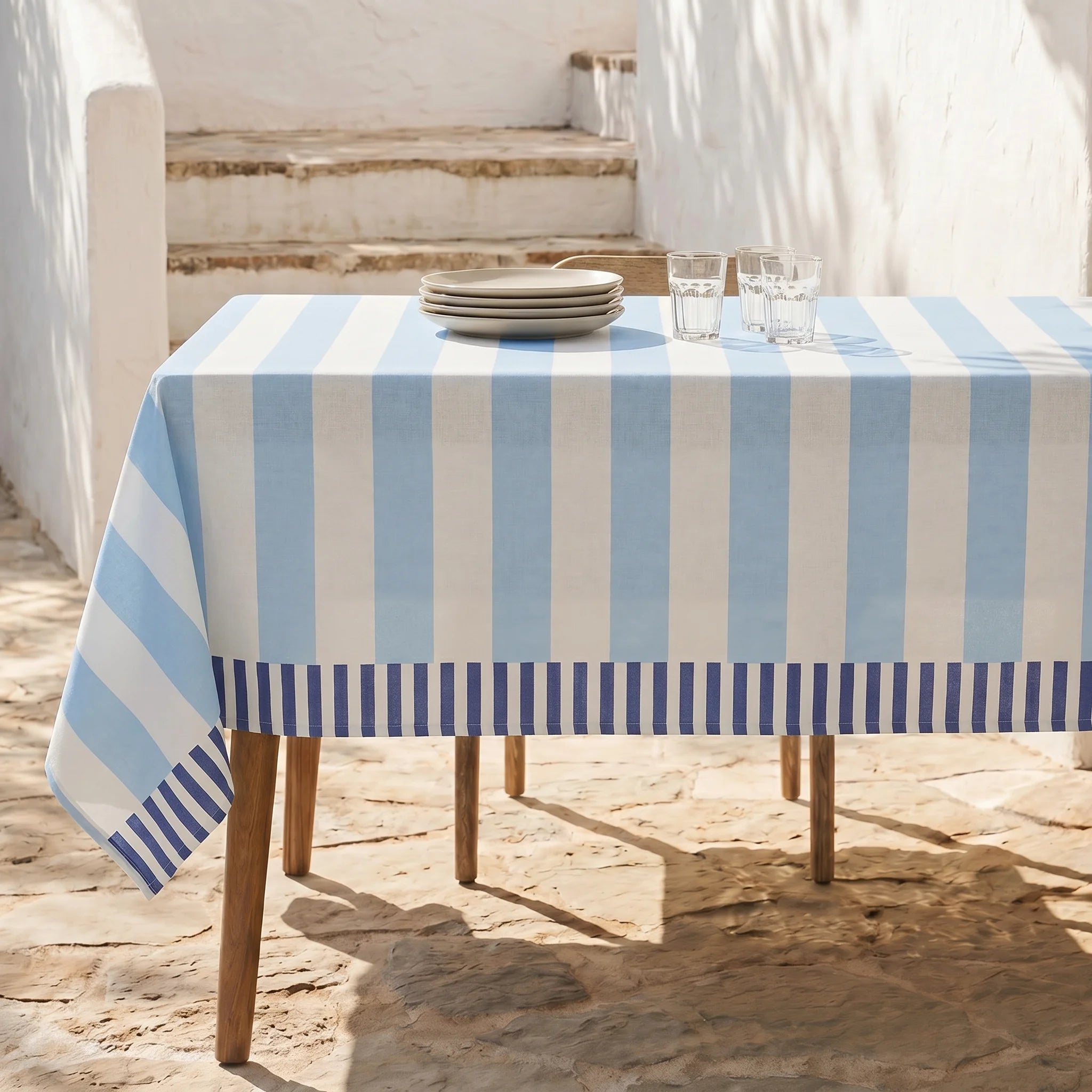 Tovaglia antimacchia 100% cotone Saba