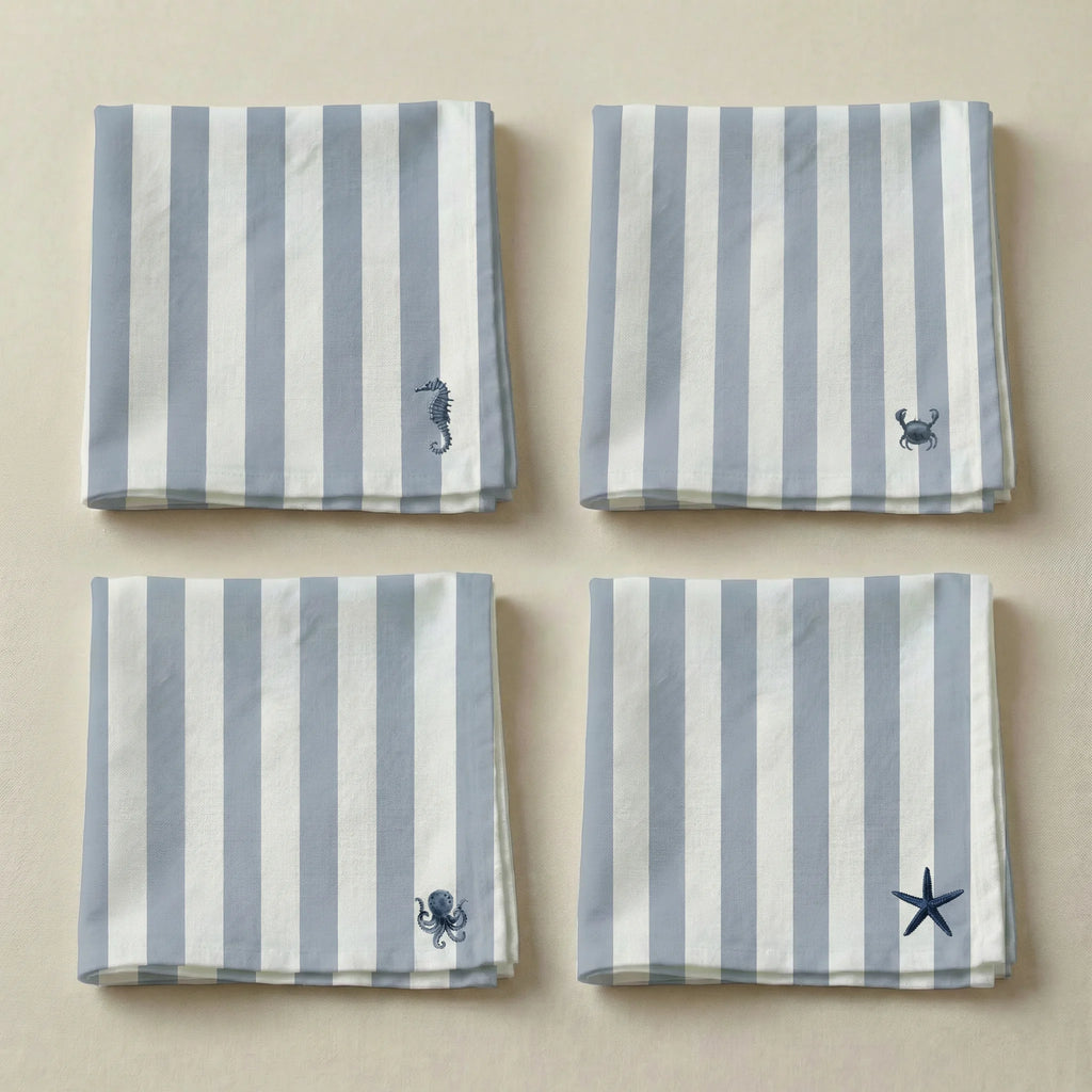 Pack de 4 unidades servilletas Seleni Marino