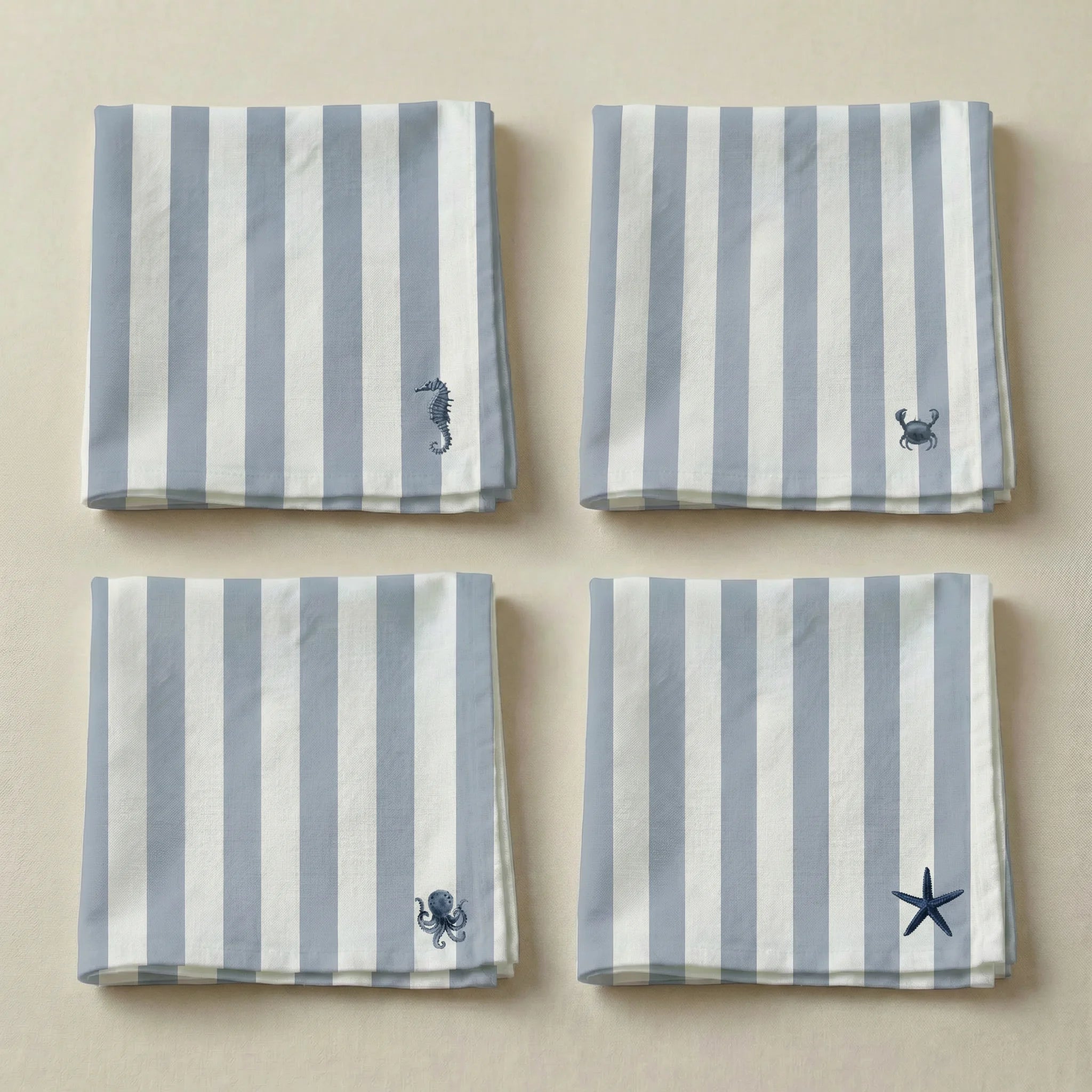 Pack de 4 unidades servilletas Seleni Marino