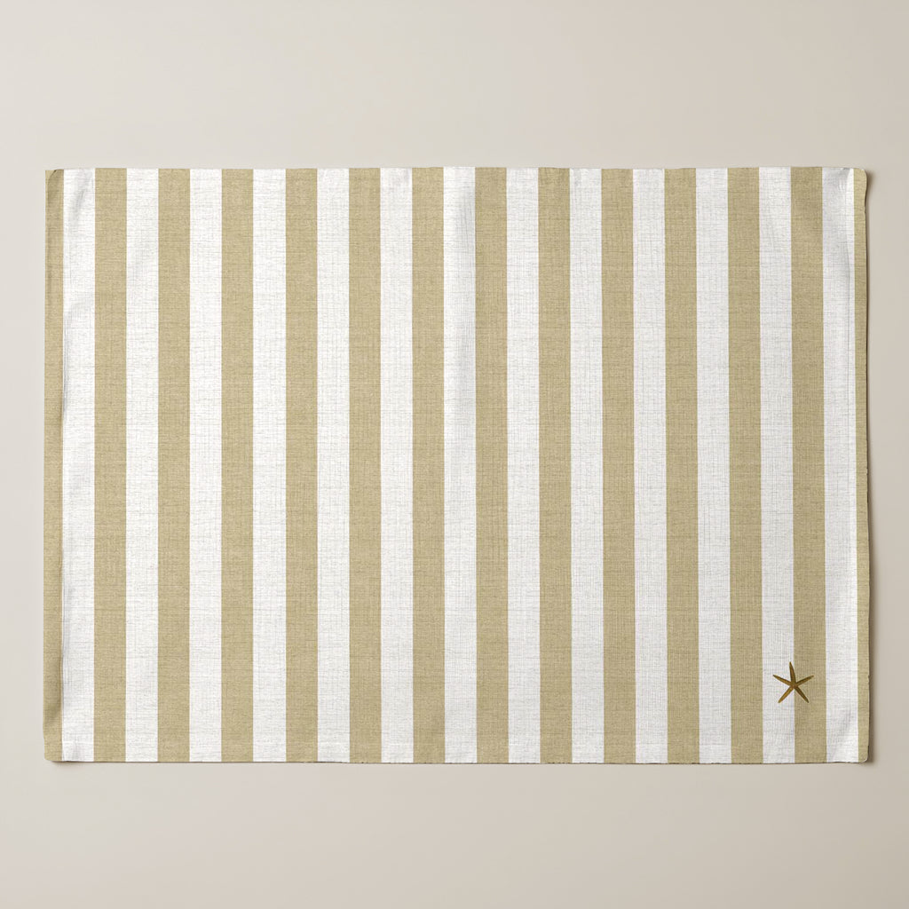 Mantel individual antimanchas pack 4 unidades Seleni Ocre