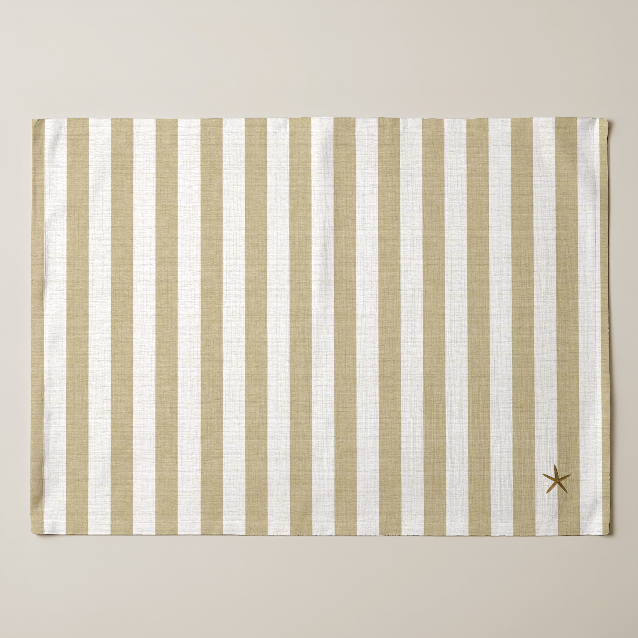 Mantel individual antimanchas pack 4 unidades Seleni Ocre