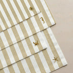 Pack de 4 unidades servilletas Seleni Ocre