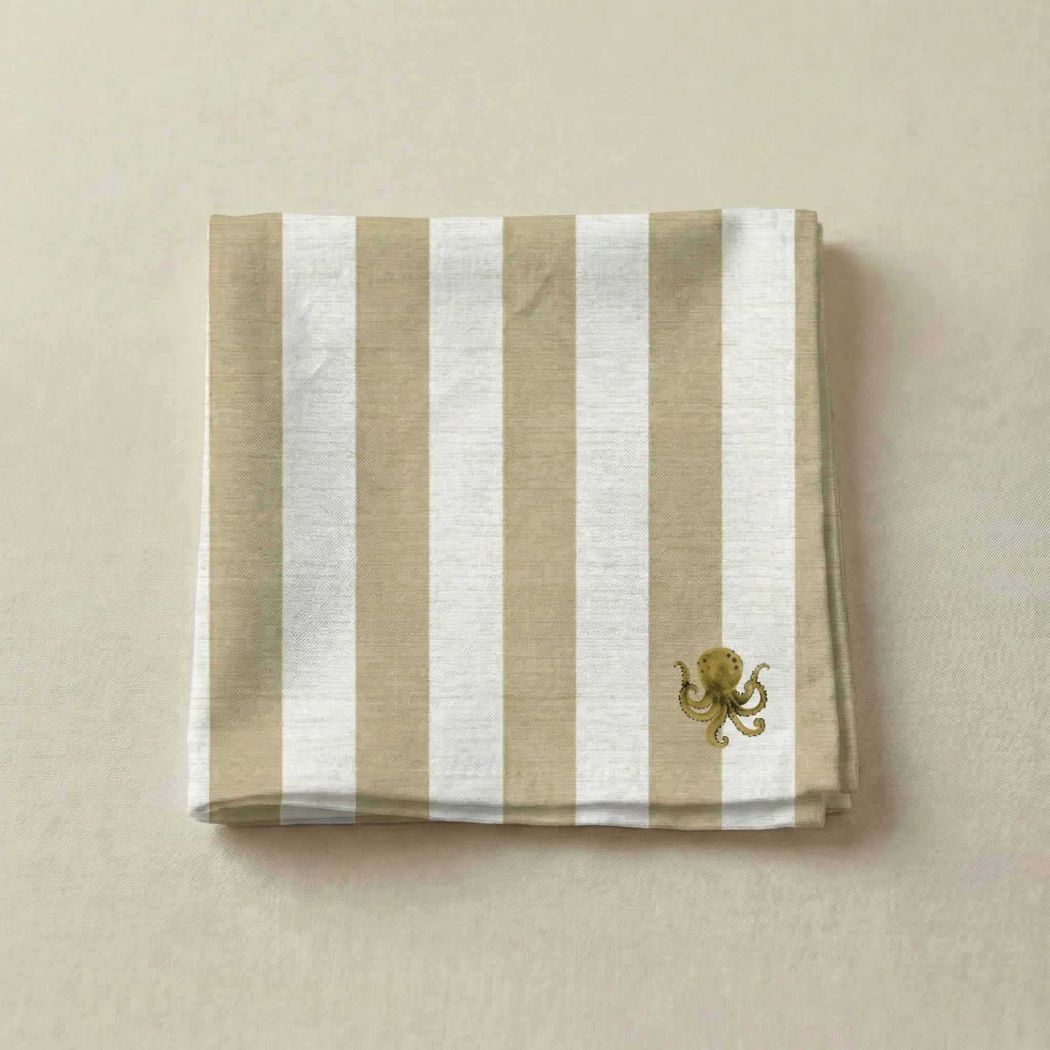Pack de 4 unidades servilletas Seleni Ocre