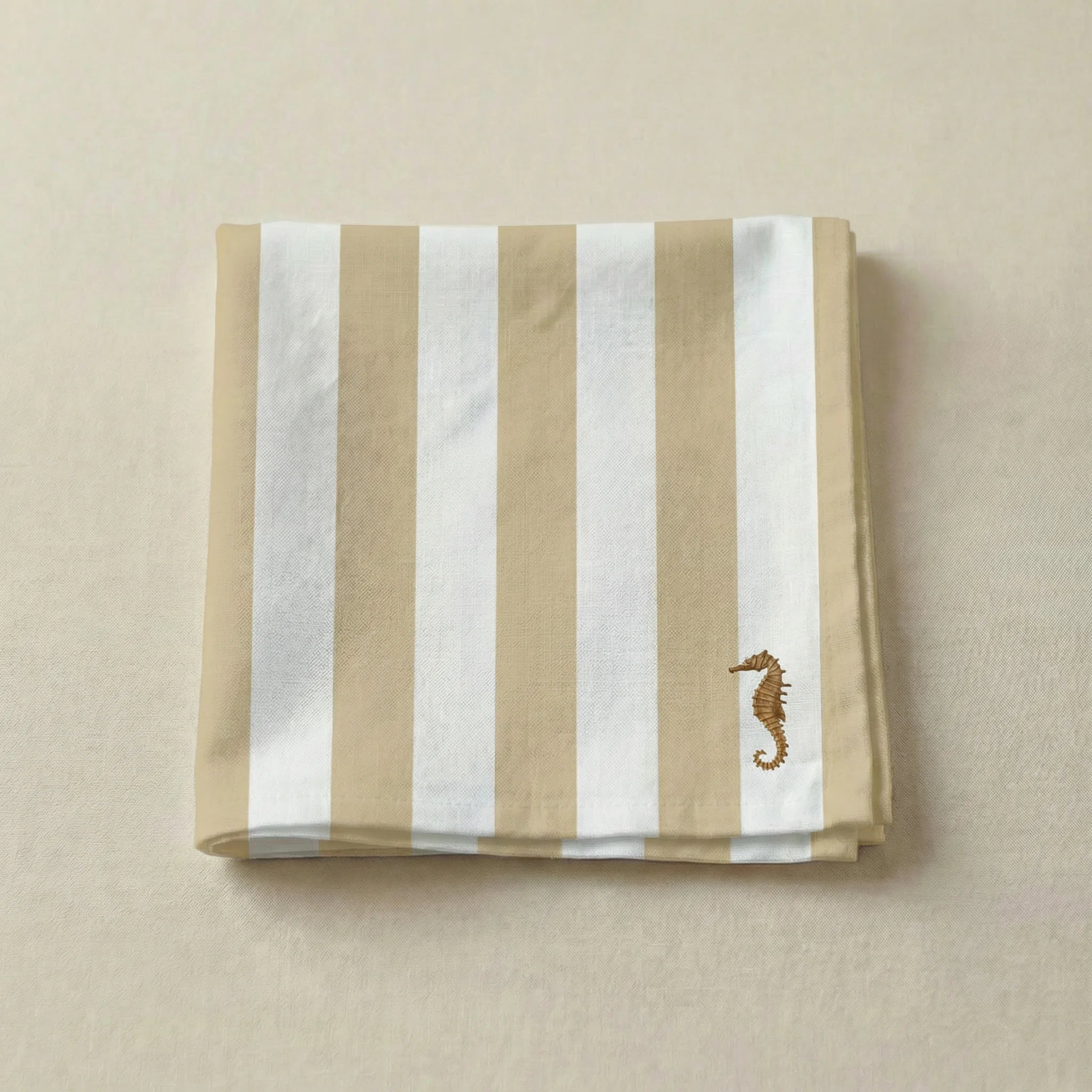 Pack de 4 unidades servilletas Seleni Ocre