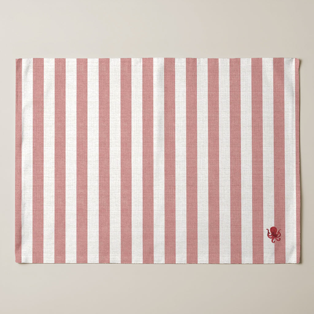 Mantel individual antimanchas pack 4 unidades Seleni Rojo