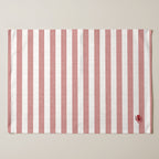 Mantel individual antimanchas pack 4 unidades Seleni Rojo