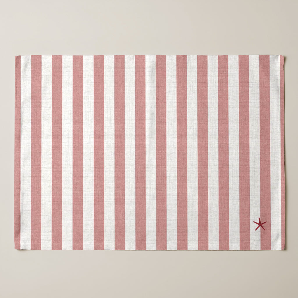 Mantel individual antimanchas pack 4 unidades Seleni Rojo