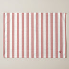 Mantel individual antimanchas pack 4 unidades Seleni Rojo