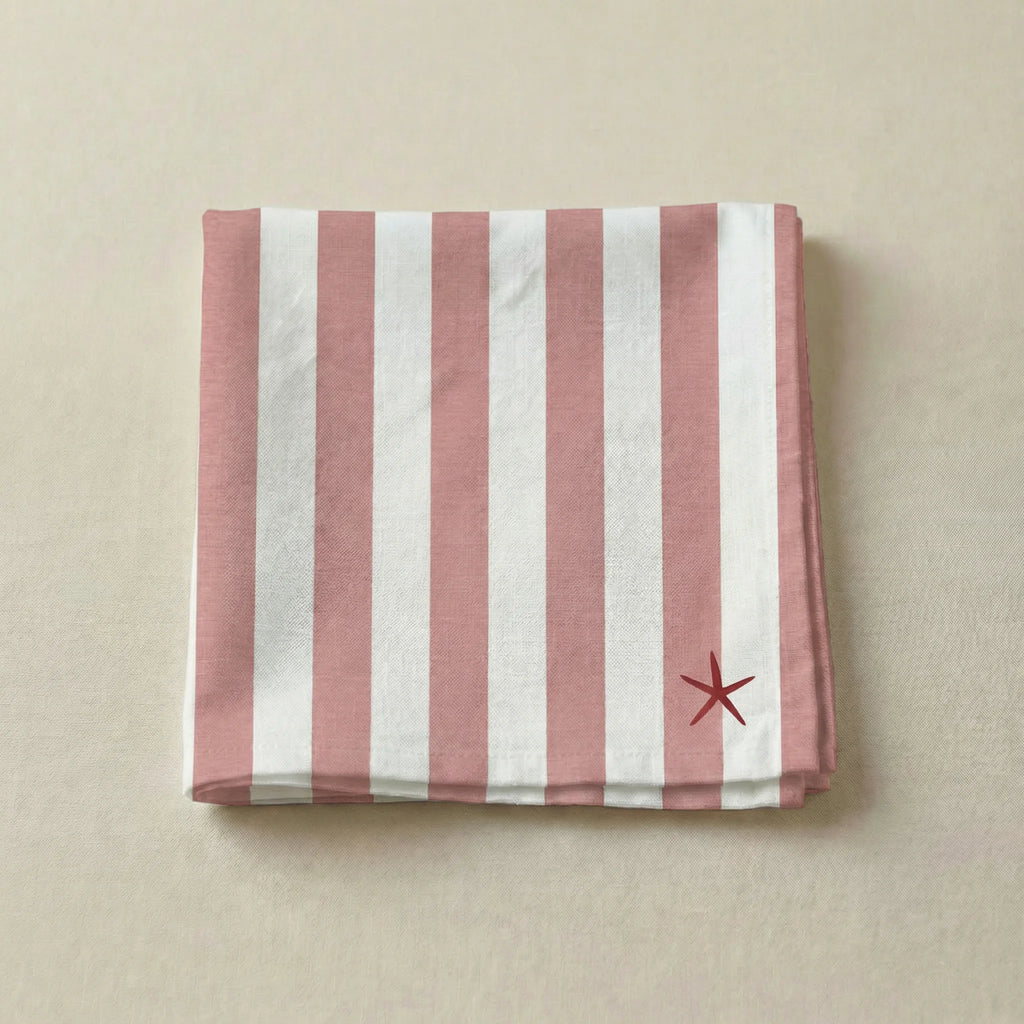 Pack de 4 unidades servilletas Seleni Rojo