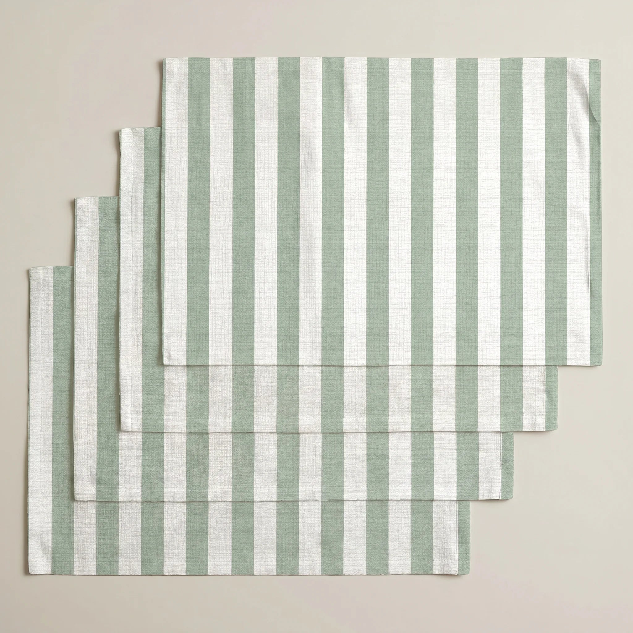 Mantel individual antimanchas pack 4 unidades Seleni Verde Cont