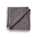 Pack 2 servilletas Waffle Titanium 45x45 cm