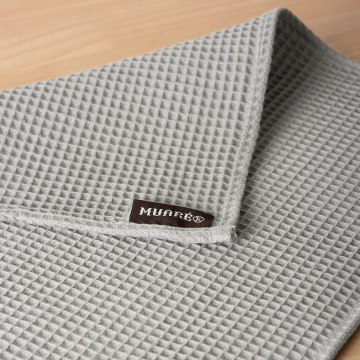 Pack of 2 Waffle Ultimate Gray napkins 45x45 cm