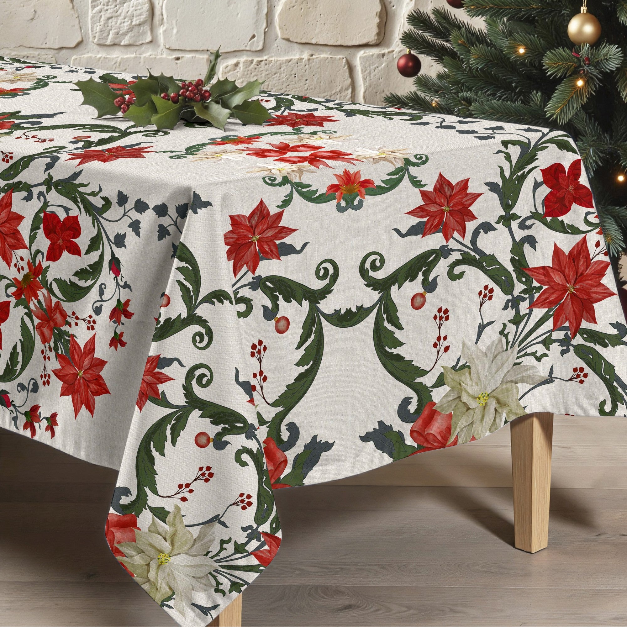 Mantel antimanchas Christmas Symetric