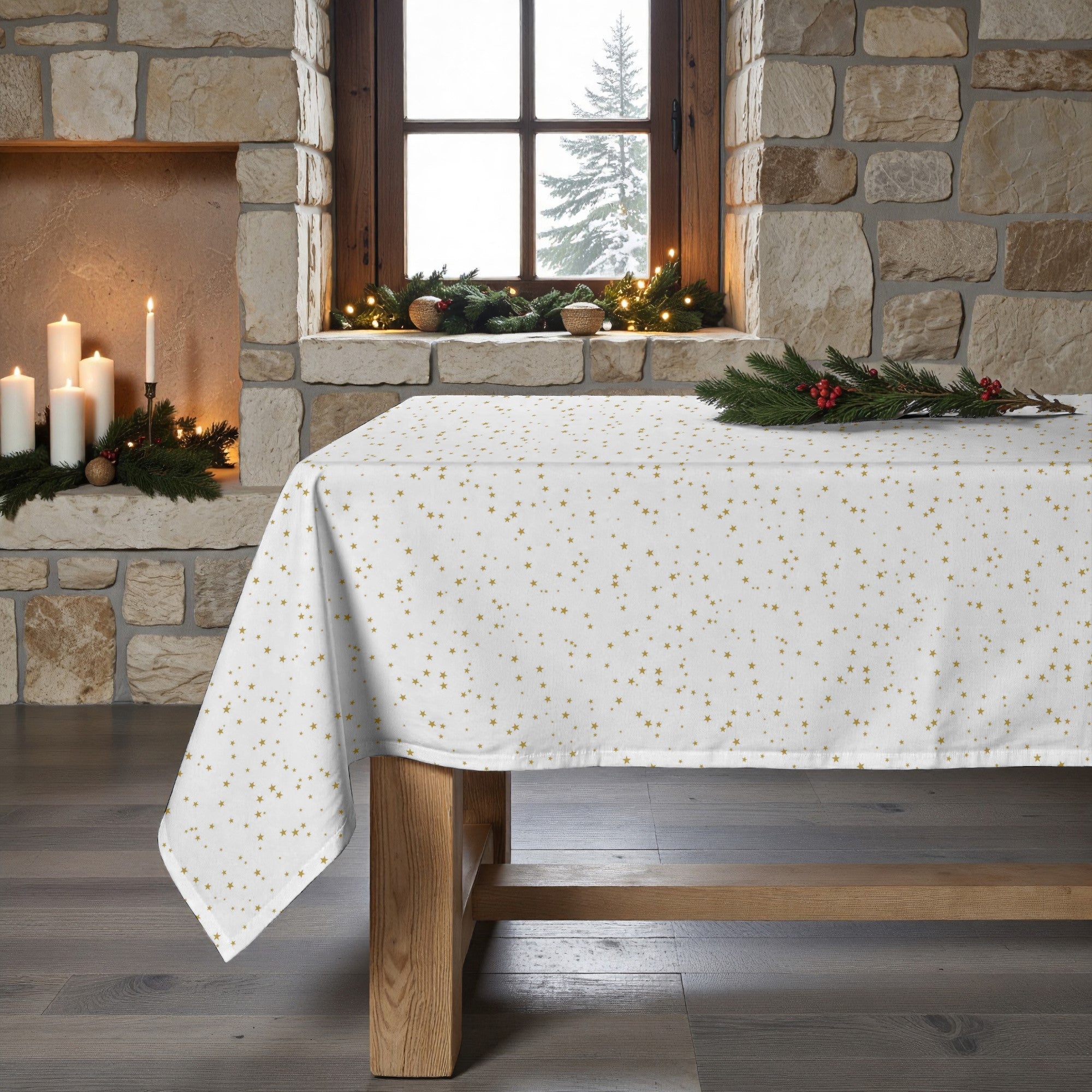 Mantel antimanchas Stars Gold