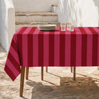 Fleckabweisende Tischdecke XL Summer Stripes