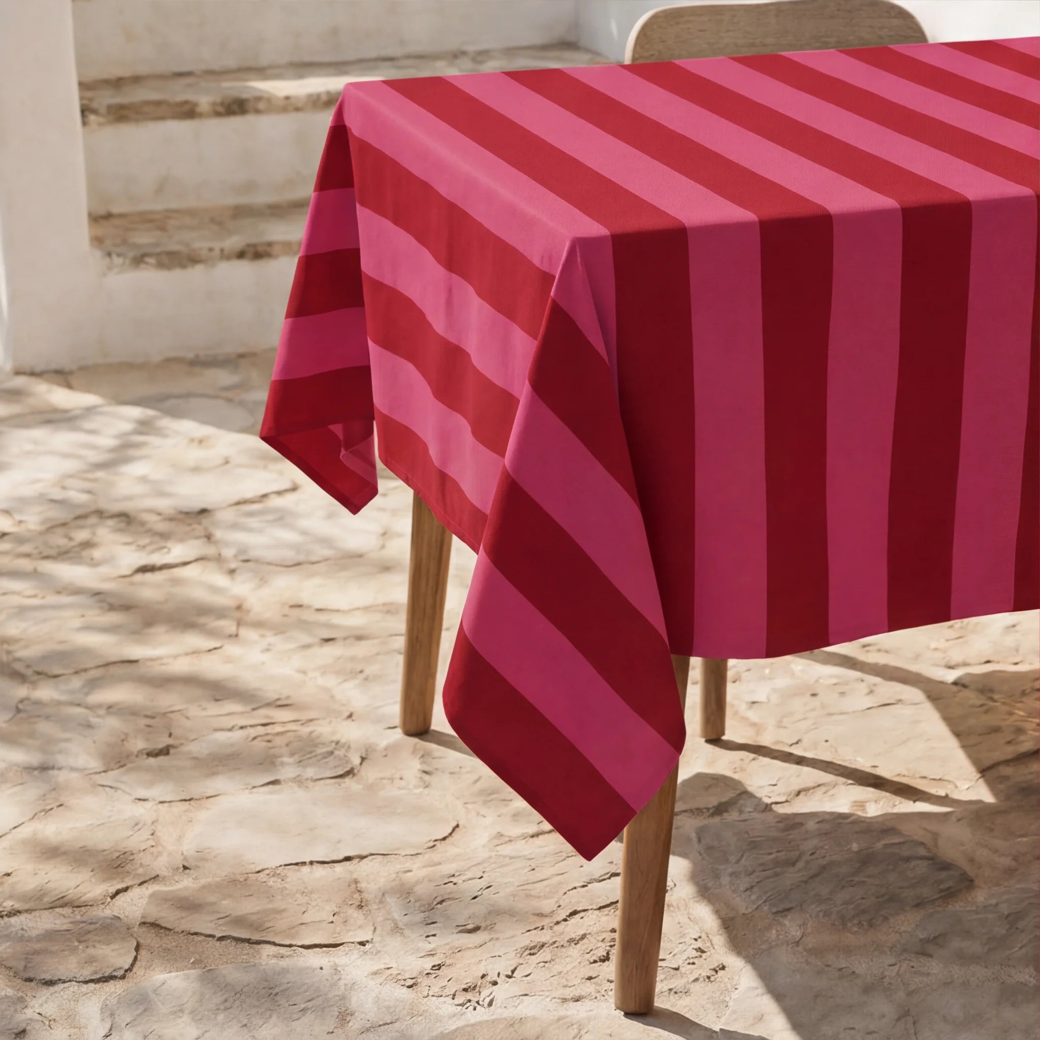 Tovaglia antimacchia 100% cotone Summer Stripes