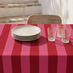Fleckabweisende Tischdecke XL Summer Stripes