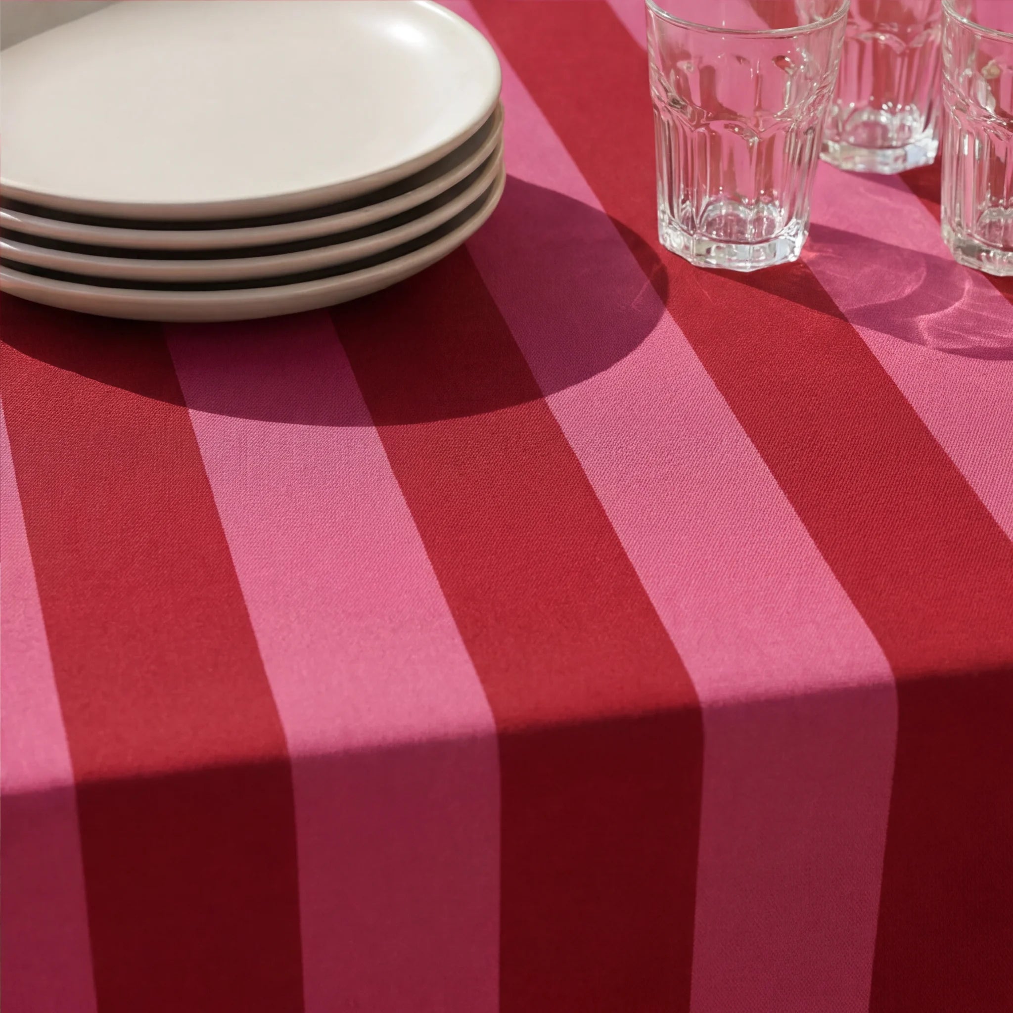 Tovaglia antimacchia 100% cotone Summer Stripes