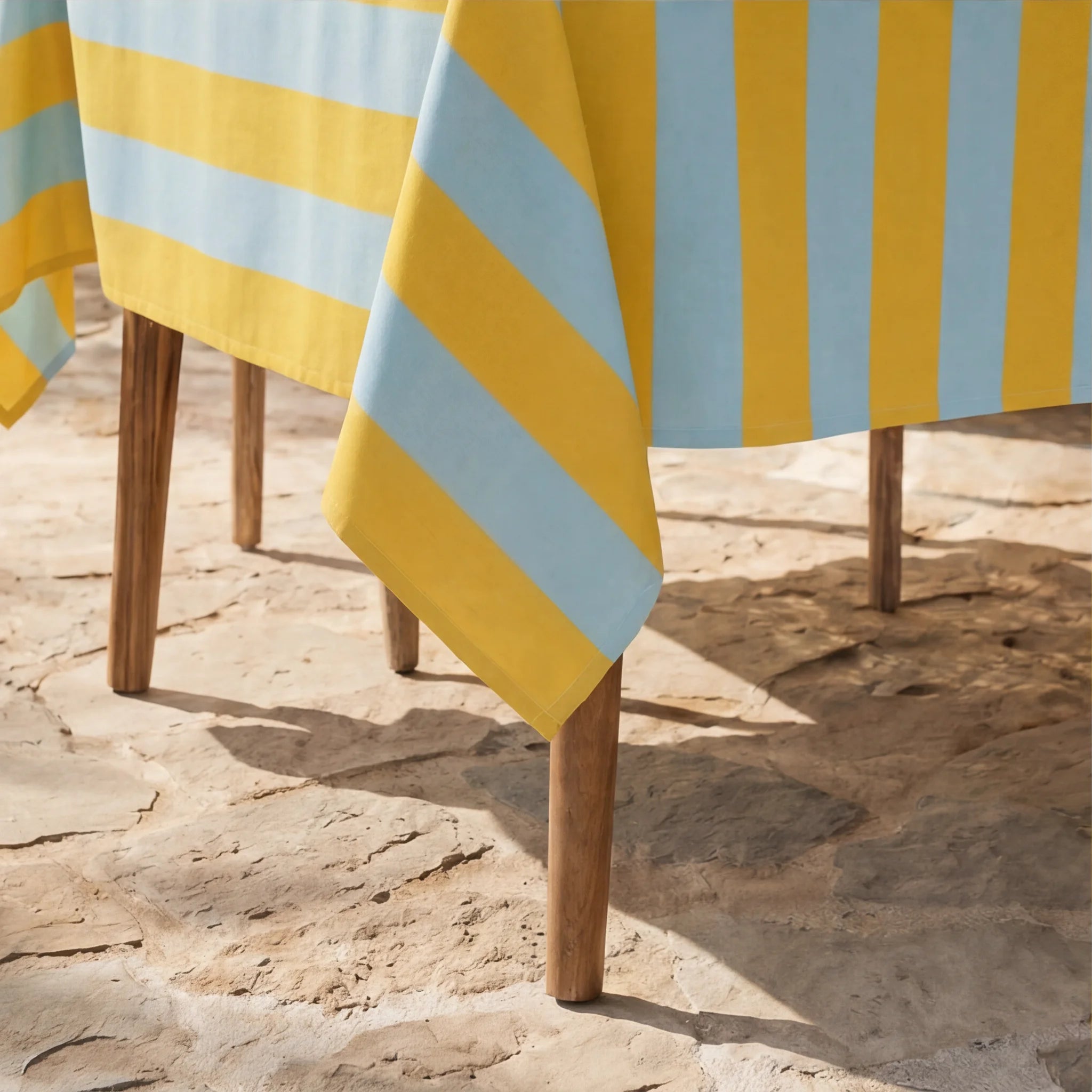 Tovaglia antimacchia 100% cotone Summer Stripes 2