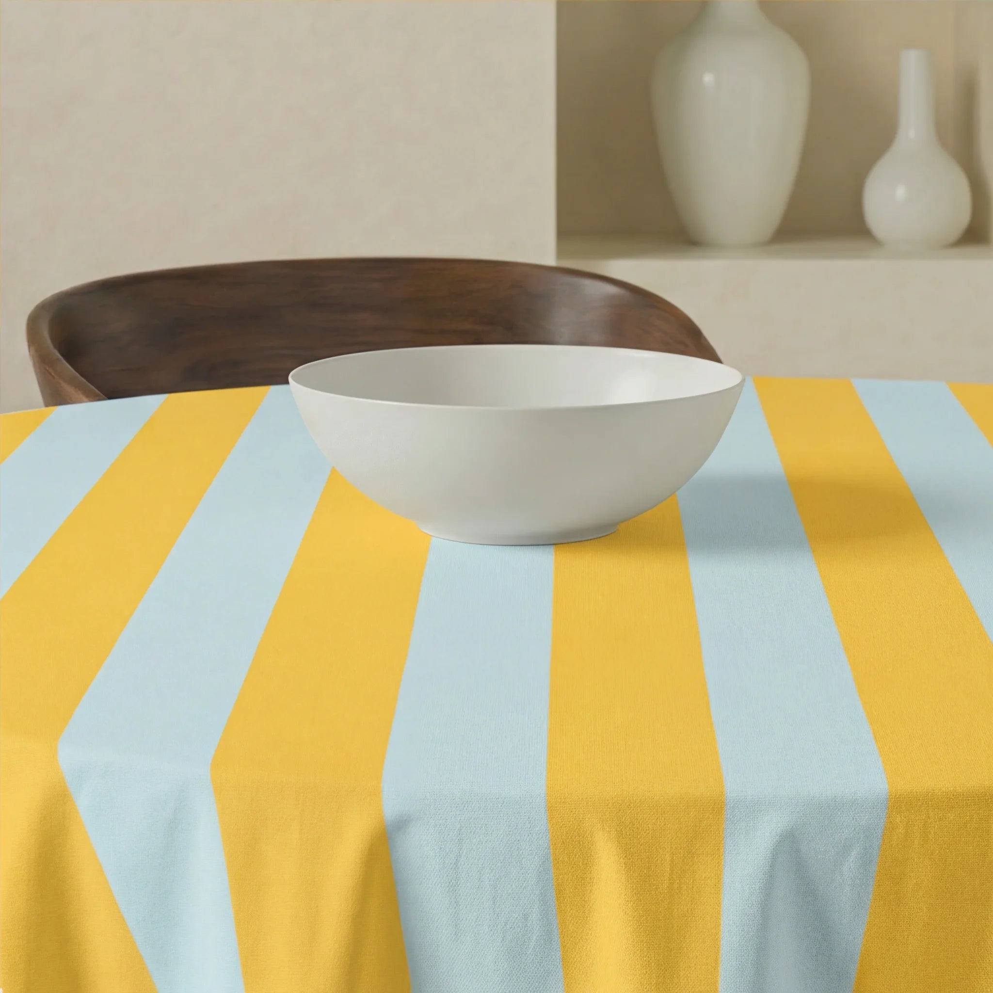 Mantel redondo antimanchas Summer Stripes 2