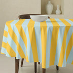 Mantel redondo antimanchas Summer Stripes 2