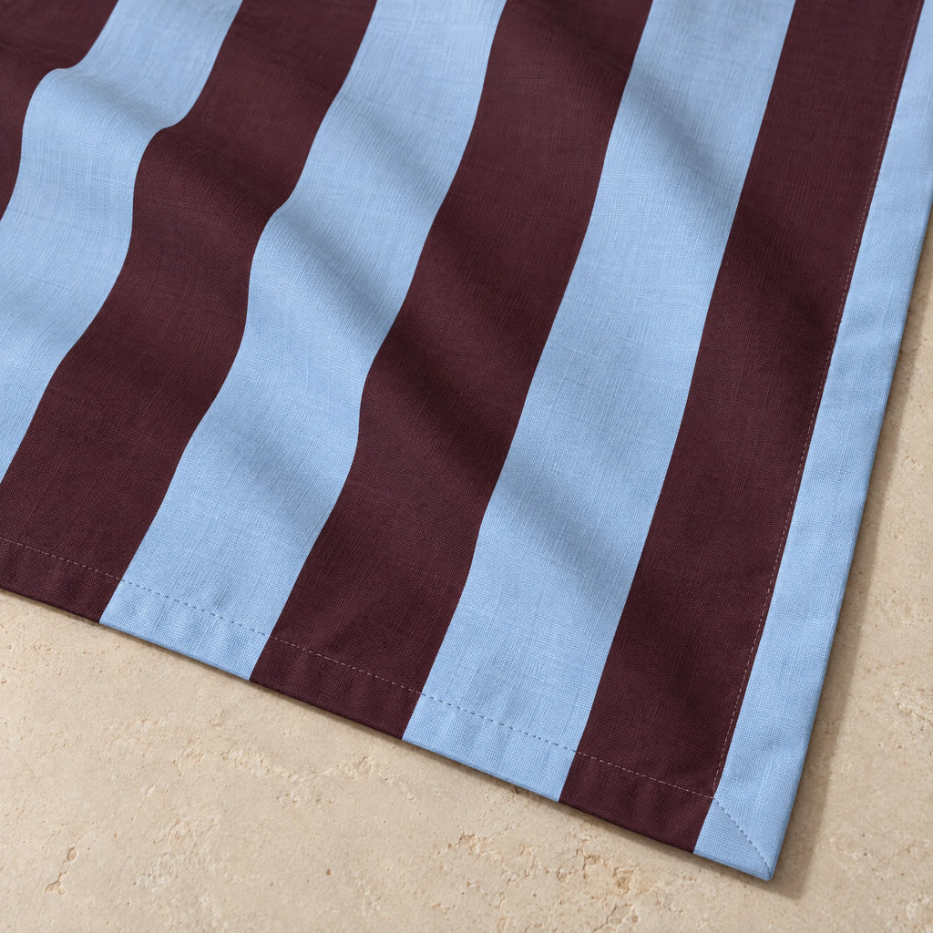 Mantel resinado antimanchas 100% algodón Romani Choco