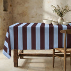 Mantel resinado antimanchas 100% algodón Summer Stripes 39