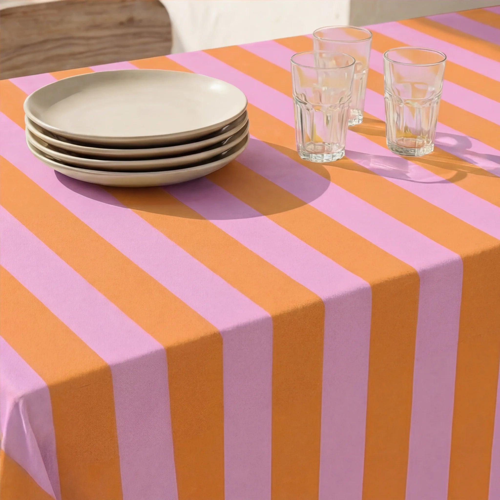 Tovaglia antimacchia 100% cotone Summer Stripes 4