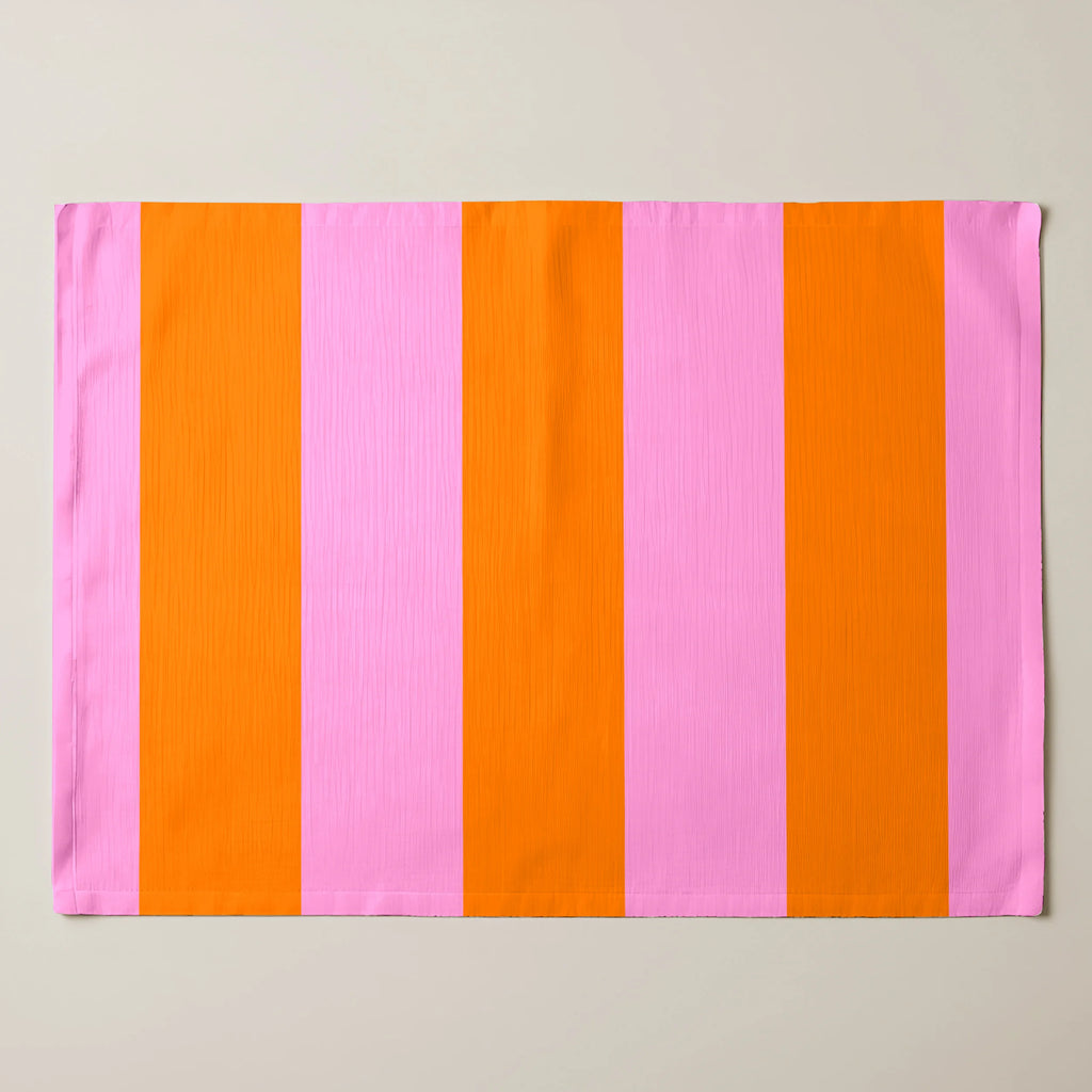 Mantel individual antimanchas pack 4 unidades Summer Stripes 4