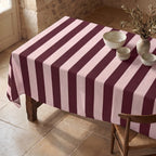 Mantel resinado antimanchas 100% algodón Summer Stripes 59