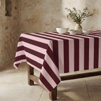 Mantel resinado antimanchas 100% algodón Summer Stripes 59
