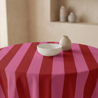Mantel redondo antimanchas Summer Stripes