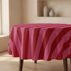 Mantel redondo antimanchas Summer Stripes
