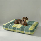 Cama para mascota gruesa y acolchada con acabado antimanchas Sutton Esmeralda